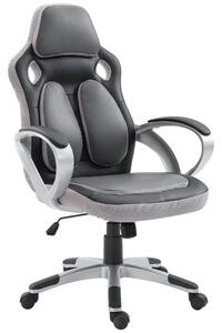 Sedia da Gaming Ergonomica Imbottita 64x71.5x119-129 cm