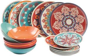 Servizio di piatti in porcellana Shiraz 18 pz
