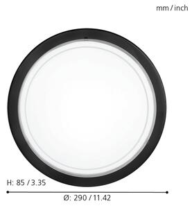 Eglo 83159 - Plafoniera PLANET 1 1xE27/60W/230V