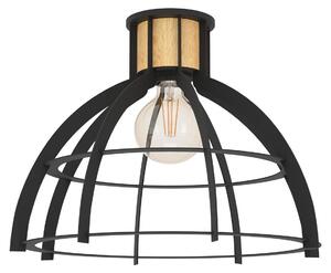 Eglo 43768 STILLINGTON E27 plafoniera Ø415mm Nero Marrone