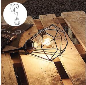 Eglo 94192 - Luce da tavolo con presa TARBES 1xE27/60W/230V