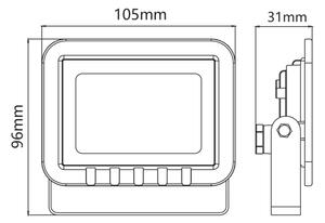 Riflettore LED LED/10W/230V 6500K IP65