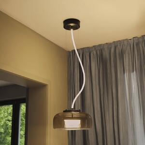 OSRAM Lampada a sospensione DECOR GLOW, Alluminio / Grigio / Zincato, Soggiorno / Sala da pranzo, Vetro, Moderno, Lampada a sospensione