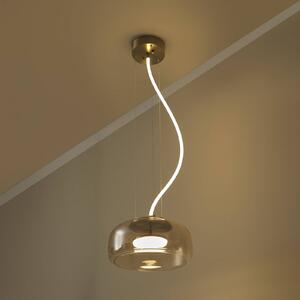 OSRAM Lampada a sospensione DECOR GLOW, Ottone / Oro, Soggiorno / Sala da pranzo, Vetro, Moderno, Lampada a sospensione
