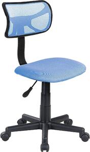 Sedia Poltrona Operativa da Ufficio in Tessuto Motti Sparky Azzurro
