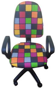 Sedia Poltrona Operativa da Ufficio in Tessuto Renier Rubik