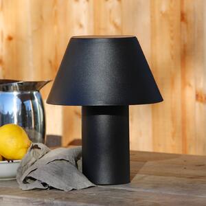 Markslöjd Lampada da tavolo LED solare Vivo, nera, IP44, altezza 30 cm, dimmerabile, Nero, Metallo, Scandinavo