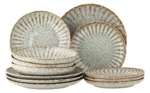Set da pranzo in pietra 12 pz Fleur – Bloomingville