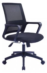 Poltrona da Ufficio Missie 60x58x92/102 cm in Nero