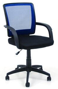 Sedia Poltrona Operativa in Tessuto Blu da Ufficio