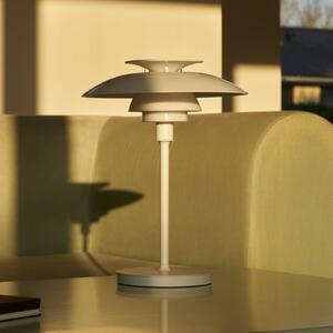 Louis Poulsen Lampada da tavolo a batteria LED PH 80, bianco opalino, IP44 dimmerabile, Bianco / Opale, Soggiorno / Sala da pranzo, Alluminio, Scandinavo