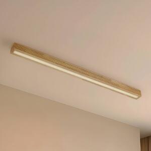 Plafoniera soffitto Emara Lucande, dimmerabile, Legno chiaro, Soggiorno / Sala da pranzo, Legno, Design, Plafoniera