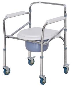 Sedia a Rotelle Impermeabile con WC Rimovibile
