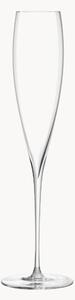 Set di 2 flute da champagne in vetro soffiato Savoy