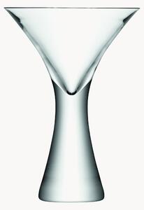 Set di 2 bicchieri da Martini in vetro soffiato Moya