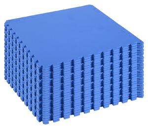 Tappeto Puzzle 32 Pezzi 63x63 cm in EVA Morbido Blu