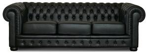 Divano Chesterfield in Pelle Primo Fiore Premium – Iconico, Finiture di Pregio