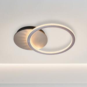 Searchlight Plafoniera soffitto Specs, dimmerabile, Crema / Ambra, Soggiorno / Sala da pranzo, Metallo, Moderno, Plafoniera