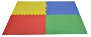 Tappeto Gioco Bimbi 60x60 cm - Set 8 Pezzi Materiale Isolante Resistente all'Umidità Colorato