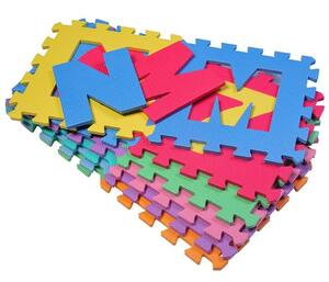 Tappeto Puzzle Gioco Bambini 36 Pezzi - 26 Lettere dell'Alfabeto e Numeri da 0-9
