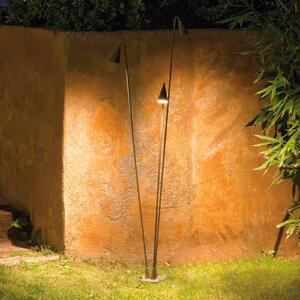 Vibia Lampada da terra esterno a LED Brisa, 1 luce, color kaki BRISA, Verde, Plastica, Design