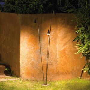 Vibia Lampada da terra esterno a LED Brisa, 3 luci, color cachi BRISA, Marrone / Ruggine, Plastica, Design