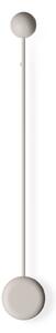 Vibia Applique da parete a LED Pin, Crema / Ambra, Soggiorno / Sala da pranzo, Alluminio, Moderno, Applique a LED