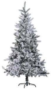Albero di Natale Artificiale Innevato 180 cm 472 Punte Verde