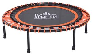 Trampolino Elastico Fitness per Interno e Esterno Nero e Arancione Ø101.6x25 cm