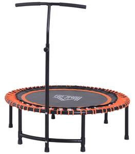 Trampolino Elastico Fitness con Manubrio Nero e Arancione Ø114.3 cm