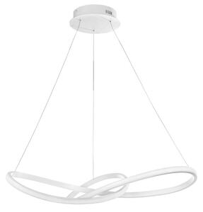 Lampadario LED futuristico Fusion in colori senza tempo, Variante: 720 x 1500 mm, 3000 K, bianco
