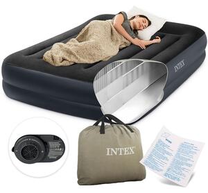 Materasso gonfiabile per due persone, dimensioni 203x152 cm, marca INTEX, modello 64124