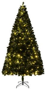 Albero di Natale Artificiale 210 cm 960 Rami 300 LED Pino Verde