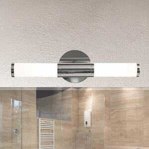 EGLO Applique da parete PALMO, dimmerabile, Cromo / Argento, Bagno, Metallo, Moderno, Applique