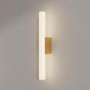 Moderna lampada da parete dorata, tubo in vetro con linee, 61 cm IP44, LED con colore variabile, 12 W LINEA Light Prestige