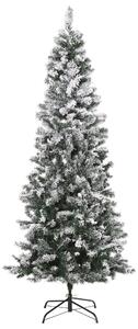 Albero di Natale Artificiale Innevato 210 cm 631 Rami Pino Verde