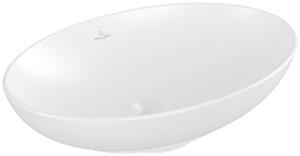 Vasque à poser Villeroy & Boch Loop & Friends, ovale, 560x380x120mm, sans trop-plein, sans trou pour robinetterie, 4A4701RW, 4A4701RW