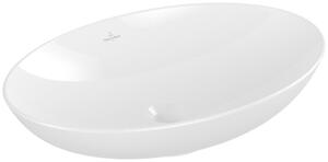 Vasque à poser Villeroy & Boch Loop & Friends, ovale, 620x420x120mm, sans trop-plein, sans trou pour robinetterie, 4A4801R1, 4A4801R1