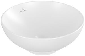 Vasque à poser Villeroy & Boch Loop & Friends, 380x380x120mm, avec trop-plein, sans trou pour robinetterie, 4A4500RW, 4A4500RW