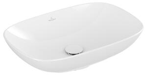 Vasque à poser Villeroy & Boch Loop & Friends, rectangulaire, 560x380x120mm, sans trop-plein, sans trou pour robinetterie, 4A4901R1, 4A4901R1
