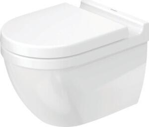 WC sospeso Duravit RIMLESS STARCK 3 profondo, 360 x 540 mm HygieneGlaze bianco