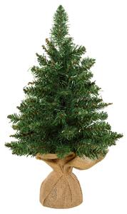 Mini Albero di Natale Artificiale 45 cm 50 Rami Pino Verde