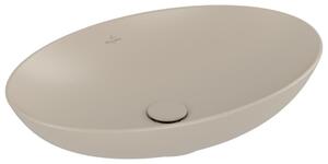 Vasque à poser Villeroy & Boch Loop & Friends, ovale, 620x420x120mm, avec trop-plein, sans trou pour robinetterie, 4A4800AM, 4A4800AM