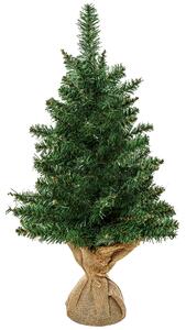 Mini Albero di Natale Artificiale 60 cm 70 Rami Pino Verde