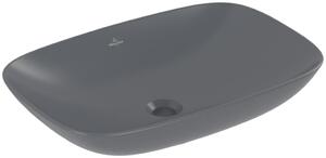 Vasque à poser Villeroy & Boch Loop & Friends, rectangulaire, 620x420x120mm, avec trop-plein, sans trou pour robinetterie, 4A5000i4, 4A5000i4