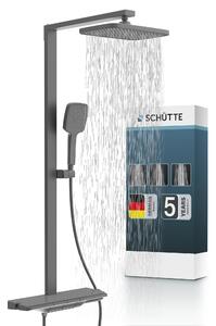 60587 HAWAII Set doccia a soffione, grafite opaca, con miscelatore termostatico