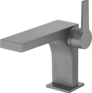Miscelatore monocomando Keuco per lavabo 110 EDITION 11 senza scarico nero cromo spazzolato 51104130100