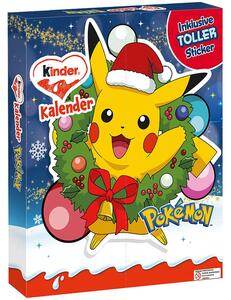 Calendario dell'Avvento Pokémon Pikachu, linea Kinder