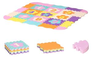Tappeto Puzzle 25 Pezzi 120x31,5x1 cm con Numeri in EVA Multicolore