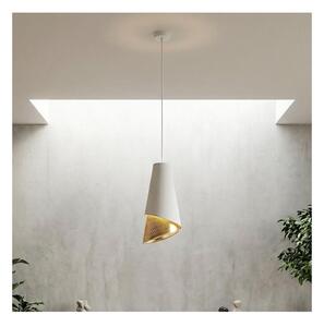 Lampada a sospensione con cavo MODA 1xE27/15W/230V bianco/oro